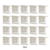 20Pcs Drawstring Pouches Multifunctional Cloth Bags Chains Stud Organizer
