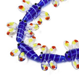 20Pcs Autumn Theme Lampwork Beads Dragonfly Spacer Beads For Bracelet Making