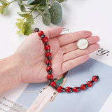 20Pcs/Strand Ladybug Lampwork Beads For DIY Jewelry Making