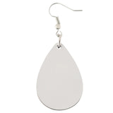 20Pcs Sublimation Blank Earrings Teardrop Heat Transfer DIY Jewelry Making