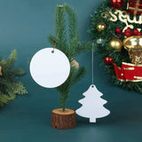 20Pcs Sublimation Ornament Blanks 3 Inch Christmas Ornament Blanks