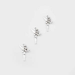20Pcs Tibetan Silver Girl Angel Fairy Elf Magic Charms For Pendant DIY Jewelry