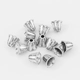 20Pcs Tibetan Silver Tassel Cord End Caps for 1.5mm Leather Cord DIY Jewelry