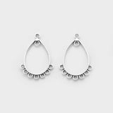 20Pcs Tibetan Silver Teardrop Chandelier Charms Pendant for DIY Jewelry Making