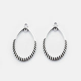 20Pcs Tibetan Silver Teardrop Chandelier Charms Pendant for DIY Jewelry Making