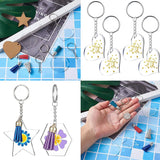 20Pcs Acrylic Blanks for DIY Keychain Pendant Jewelry Making
