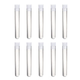 20Pcs Clear Plastic Tube Bottle Bead Containers with Lid Jewelry Storage Jars