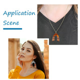 20Pcs Two Tone Resin Wood Slab Charms for Earrings, DIY Jewelry Making