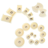 20Pcs Watch Back Press Fitting Dies Repair Kit for Round Rectangular Drop