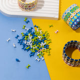 20Pcs Enamel I Shape Beads for Boho Bracelet Jewelry Making