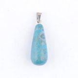 20Pcs Natural Stone Water Drop Crystal Agates Opal Pendulum Charm