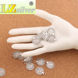 Boho Coin Charm Religious Metal Pendants - 20Pcs
