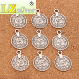 Boho Coin Charm Religious Metal Pendants - 20Pcs