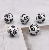 20Pcs 16mm Dog Claw Wooden Beads for DIY Jewelry, Toys, Bracelet Accessories