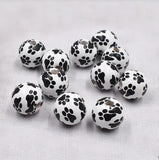 20Pcs 16mm Dog Claw Wooden Beads for DIY Jewelry, Toys, Bracelet Accessories