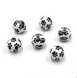 20Pcs 16mm Dog Claw Wooden Beads for DIY Jewelry, Toys, Bracelet Accessories