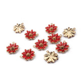 Enamel Sun Flower Charms Daisy Flowers Alloy Pendant DIY Jewelry Making