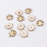 Enamel Sun Flower Charms Daisy Flowers Alloy Pendant DIY Jewelry Making