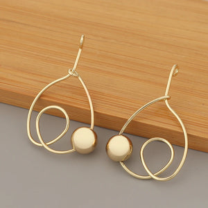 20Pcs Geometric Line Shape Charms Pendants for DIY Earrings