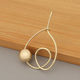 20Pcs Geometric Line Shape Charms Pendants for DIY Earrings