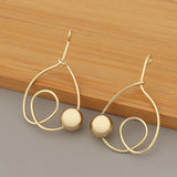 20Pcs Geometric Line Shape Charms Pendants for DIY Earrings