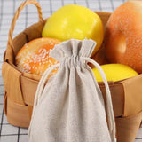 20Pcs Solid Drawstring Burlap Bag 7x9 9x12 13x18 15x20 cm Jute Gift Bags