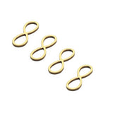 20Pcs Stainless Steel Infinity Symbol Charms Pendants DIY Craft