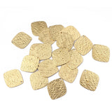20Pcs 19*22MM Brass Square Earrings Metal Charms Jewelry Findings