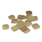 20Pcs 19*22MM Brass Square Earrings Metal Charms Jewelry Findings