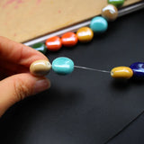 20pcs 16mm Round Ceramic Beads Multi-color for Jewelry Making DIY