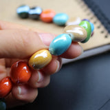 20pcs 16mm Round Ceramic Beads Multi-color for Jewelry Making DIY