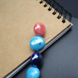 20pcs 16mm Round Ceramic Beads Multi-color for Jewelry Making DIY