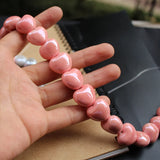 20Pcs Simply Heart Shape Ceramic Beads Multi-color for Bracelet DIY
