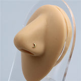 20Pc Moon Tip Silver Nose Bone Studs for Men Women Piercing
