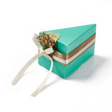 Cake-Shaped Cardboard Gift Boxes for Wedding Candy Favors