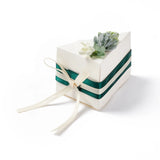 Cake-Shaped Cardboard Gift Boxes for Wedding Candy Favors