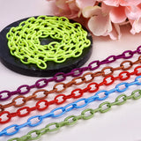 20 Strands Oval Elastic Thread Chains Nylon Cord String Rope for Jewelry Making
