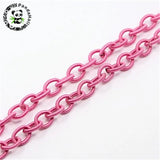 20 Strands Oval Elastic Thread Chains Nylon Cord String Rope for Jewelry Making