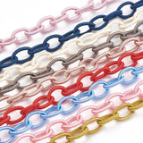 20 Strands Oval Elastic Thread Chains Nylon Cord String Rope for Jewelry Making