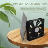 20W Solar Exhaust Fan Air 6 Inch Mini Ventilator for Dog Chicken House RV