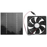 20W Solar Exhaust Fan Air 6 Inch Mini Ventilator for Dog Chicken House RV