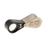 20X 21mm LED Jeweler Loupe Magnifier Foldaway with UV LED Lights