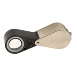 20X 21mm LED Jeweler Loupe Magnifier Foldaway with UV LED Lights