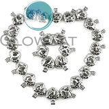 Alphabet Beads Cage Locket Perfume Diffuser Aromatherapy Charms