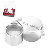 20X Folding Jeweler Loupe Handheld Magnifying Glass