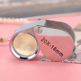 20X Folding Jeweler Loupe Handheld Magnifying Glass