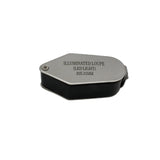 20X Jewelry Magnifier With Light Portable Handheld Loupe Pocket Magnifying Glass