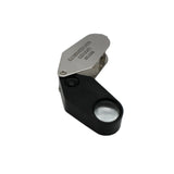20X Jewelry Magnifier With Light Portable Handheld Loupe Pocket Magnifying Glass