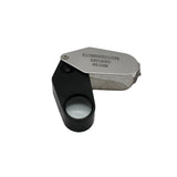 20X Jewelry Magnifier With Light Portable Handheld Loupe Pocket Magnifying Glass