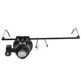 LED Light Monocular Eyeglasses Magnifier Head Magnifying Glass Loupe